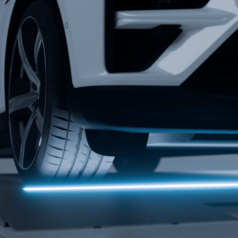 Spinio with Porsche underbody